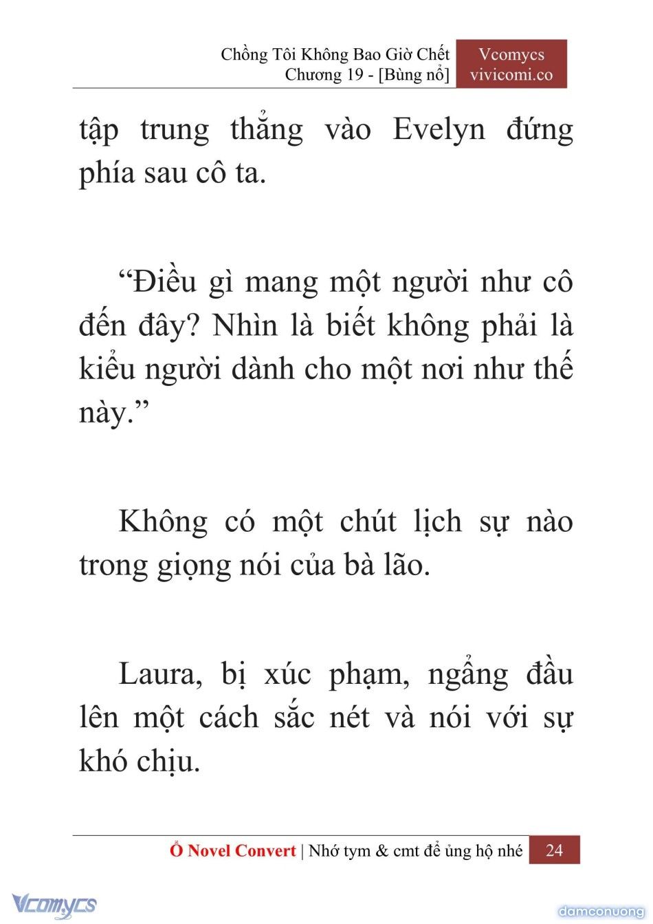 đọc truyện [novel] Chồng Tôi Không Bao Giờ Chết Chương 19 ảnh 27 tại Thiên Thai Truyện