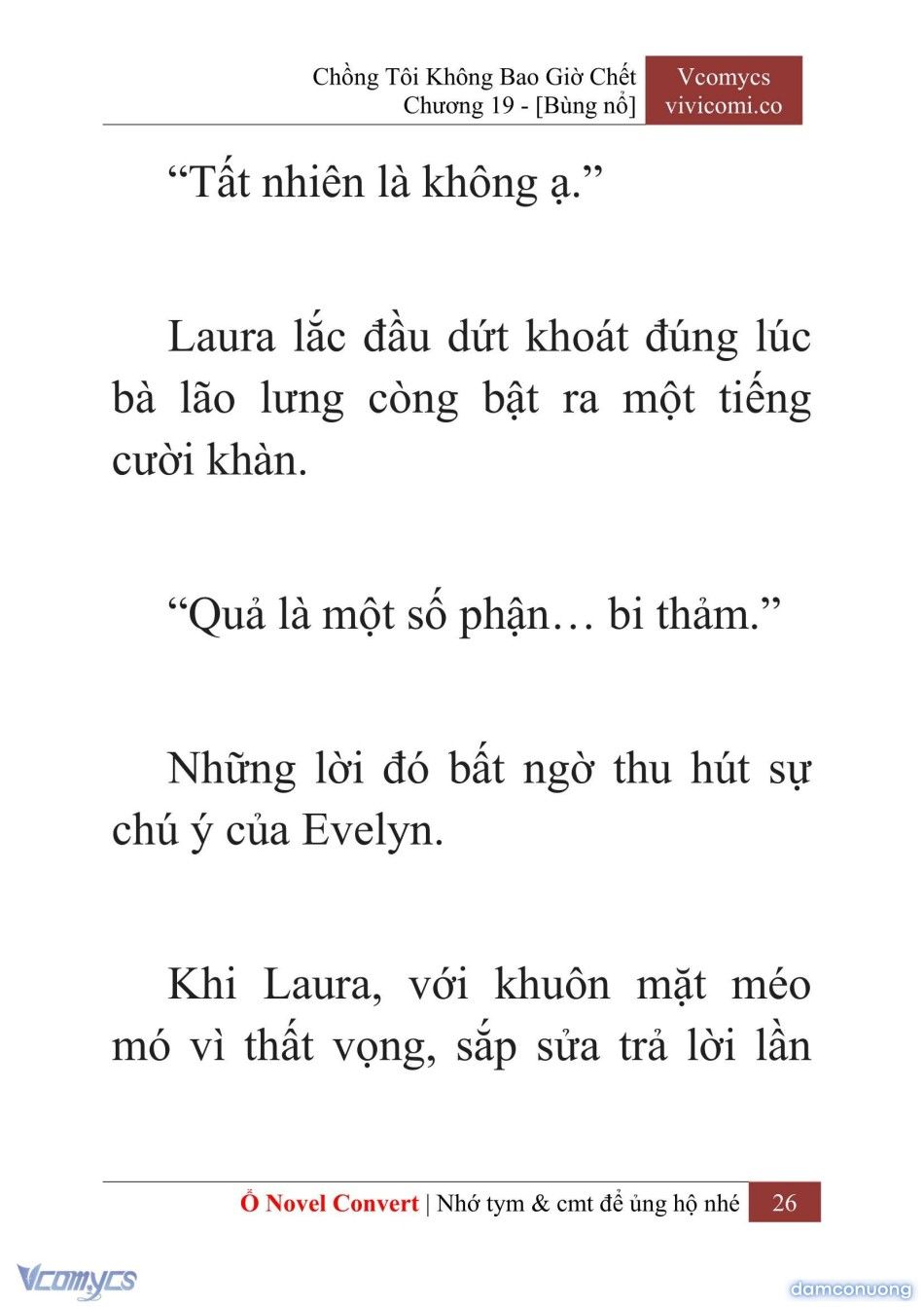 đọc truyện [novel] Chồng Tôi Không Bao Giờ Chết Chương 19 ảnh 29 tại Thiên Thai Truyện