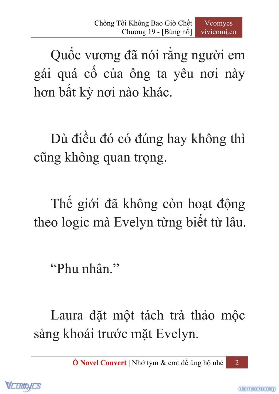 đọc truyện [novel] Chồng Tôi Không Bao Giờ Chết Chương 19 ảnh 5 tại Thiên Thai Truyện