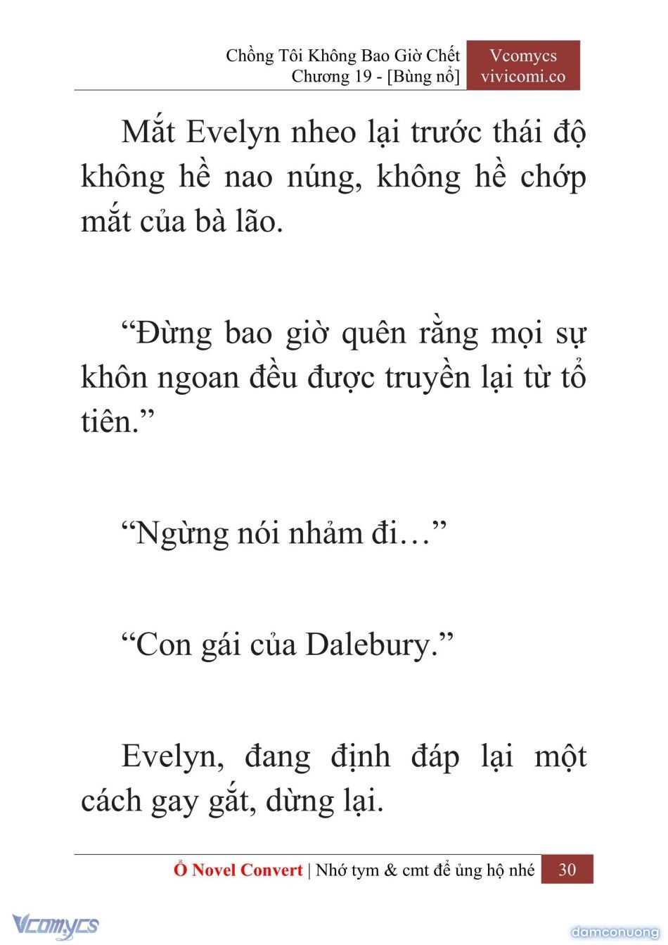 đọc truyện [novel] Chồng Tôi Không Bao Giờ Chết Chương 19 ảnh 33 tại Thiên Thai Truyện