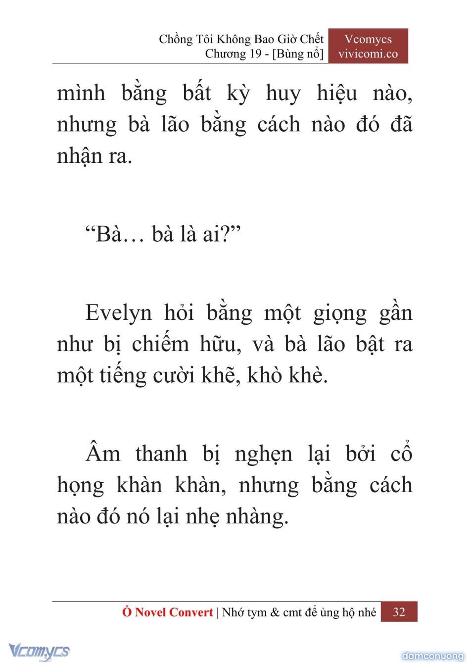 đọc truyện [novel] Chồng Tôi Không Bao Giờ Chết Chương 19 ảnh 35 tại Thiên Thai Truyện