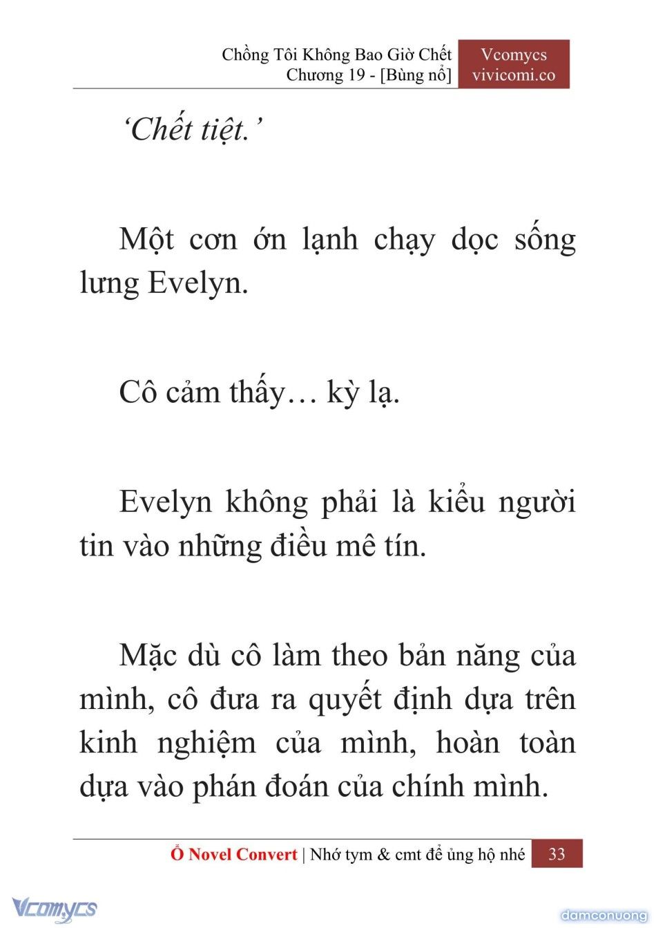 đọc truyện [novel] Chồng Tôi Không Bao Giờ Chết Chương 19 ảnh 36 tại Thiên Thai Truyện