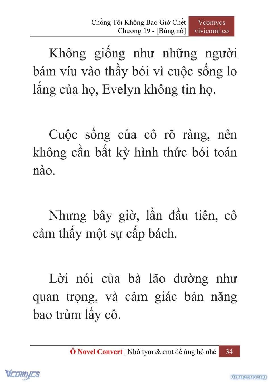 đọc truyện [novel] Chồng Tôi Không Bao Giờ Chết Chương 19 ảnh 37 tại Thiên Thai Truyện