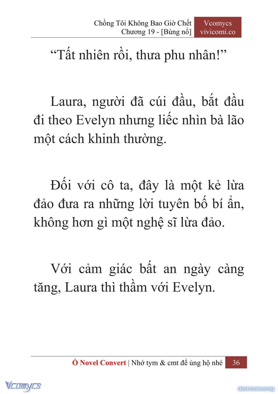 đọc truyện [novel] Chồng Tôi Không Bao Giờ Chết Chương 19 ảnh 39 tại Thiên Thai Truyện