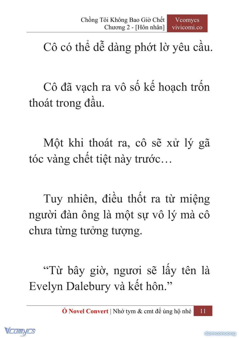 đọc truyện [novel] Chồng Tôi Không Bao Giờ Chết Chương 2 ảnh 14 tại Thiên Thai Truyện