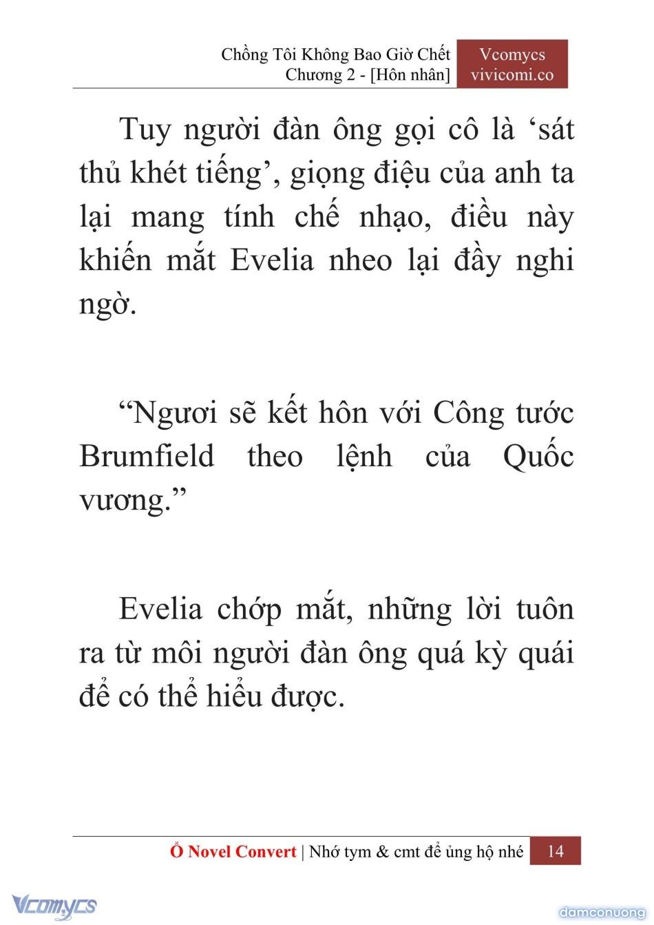 đọc truyện [novel] Chồng Tôi Không Bao Giờ Chết Chương 2 ảnh 17 tại Thiên Thai Truyện