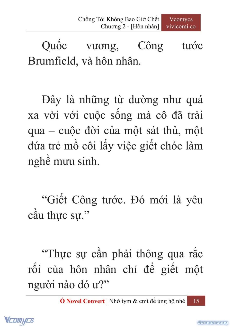 đọc truyện [novel] Chồng Tôi Không Bao Giờ Chết Chương 2 ảnh 18 tại Thiên Thai Truyện