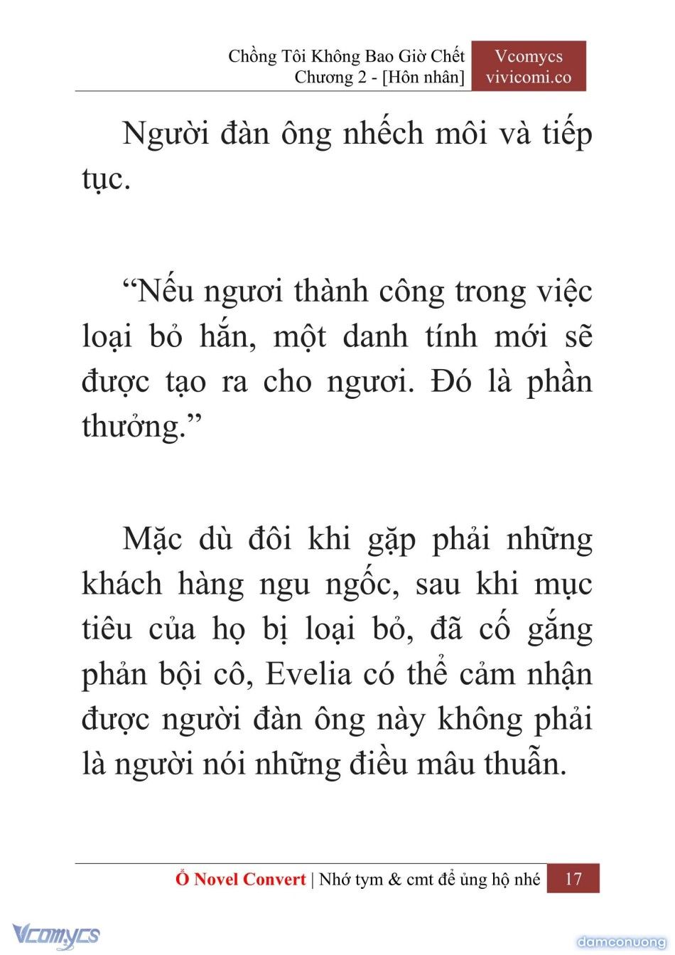 đọc truyện [novel] Chồng Tôi Không Bao Giờ Chết Chương 2 ảnh 20 tại Thiên Thai Truyện
