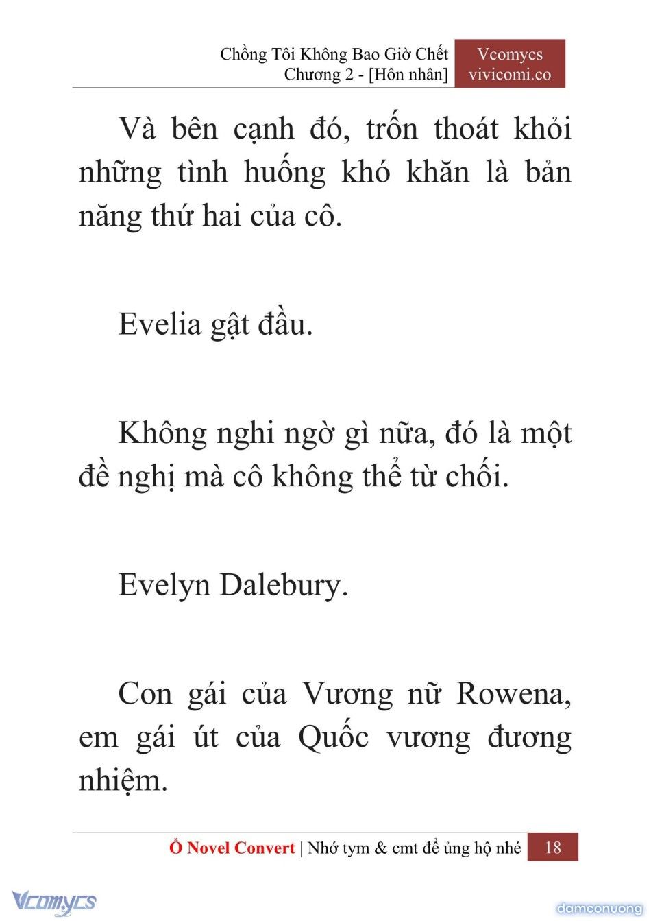 đọc truyện [novel] Chồng Tôi Không Bao Giờ Chết Chương 2 ảnh 21 tại Thiên Thai Truyện
