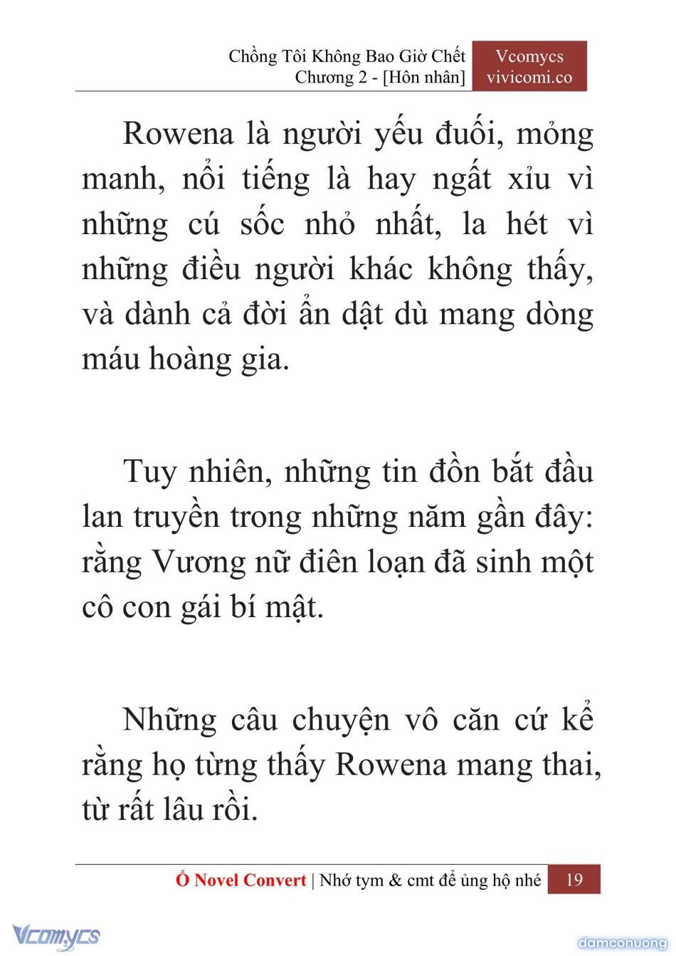 đọc truyện [novel] Chồng Tôi Không Bao Giờ Chết Chương 2 ảnh 22 tại Thiên Thai Truyện
