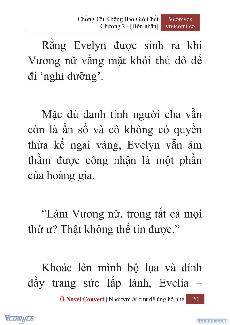 đọc truyện [novel] Chồng Tôi Không Bao Giờ Chết Chương 2 ảnh 23 tại Thiên Thai Truyện