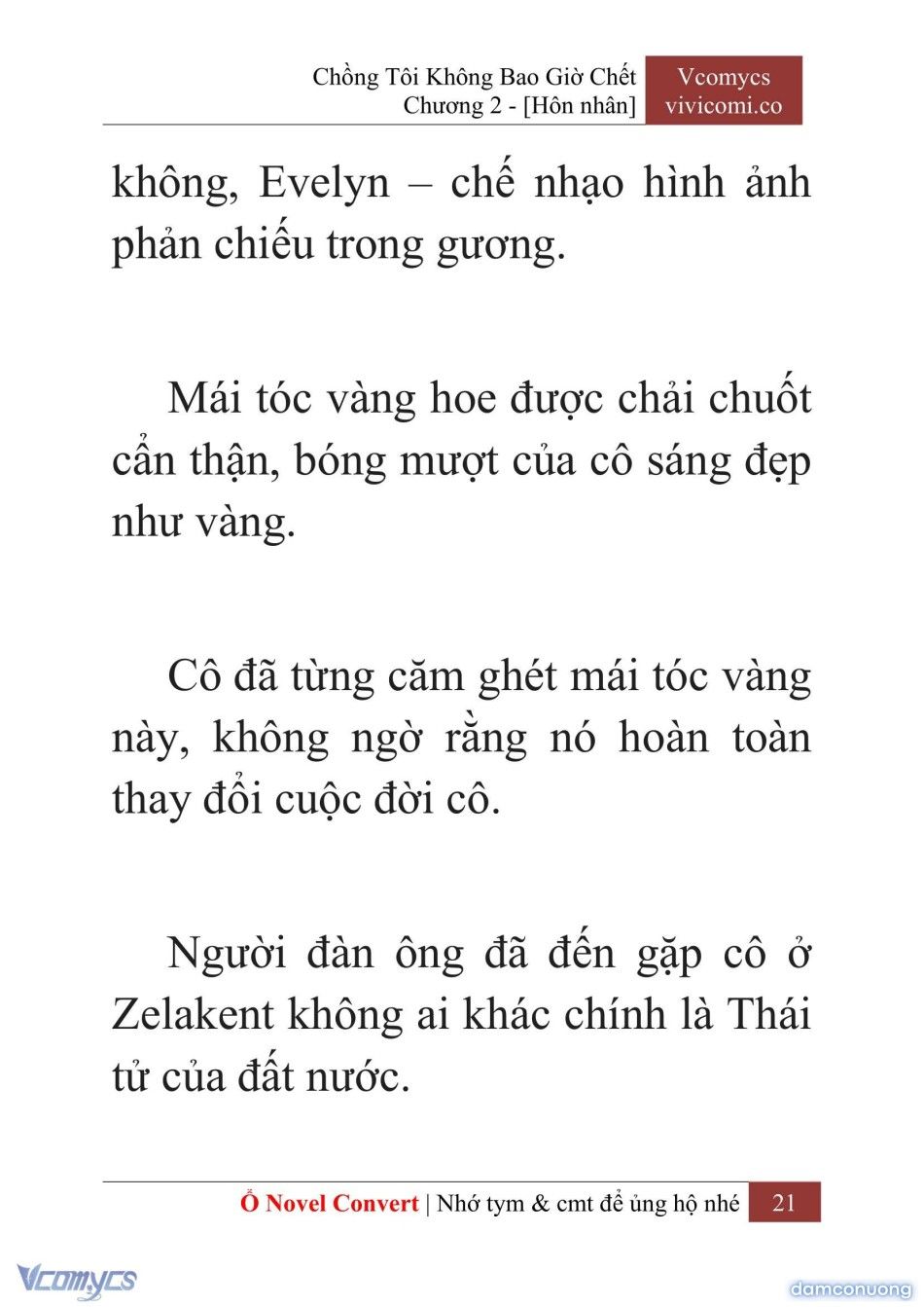 đọc truyện [novel] Chồng Tôi Không Bao Giờ Chết Chương 2 ảnh 24 tại Thiên Thai Truyện
