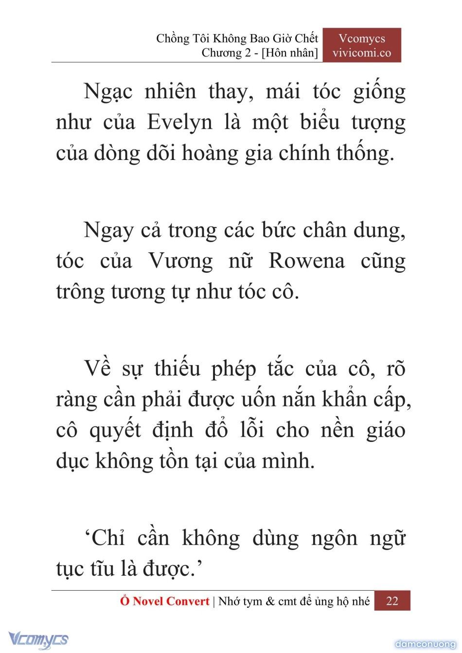 đọc truyện [novel] Chồng Tôi Không Bao Giờ Chết Chương 2 ảnh 25 tại Thiên Thai Truyện