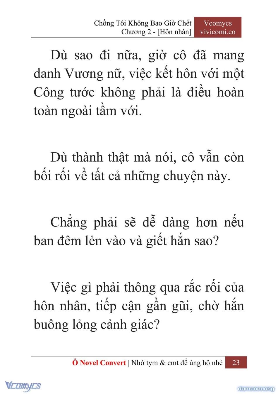 đọc truyện [novel] Chồng Tôi Không Bao Giờ Chết Chương 2 ảnh 26 tại Thiên Thai Truyện