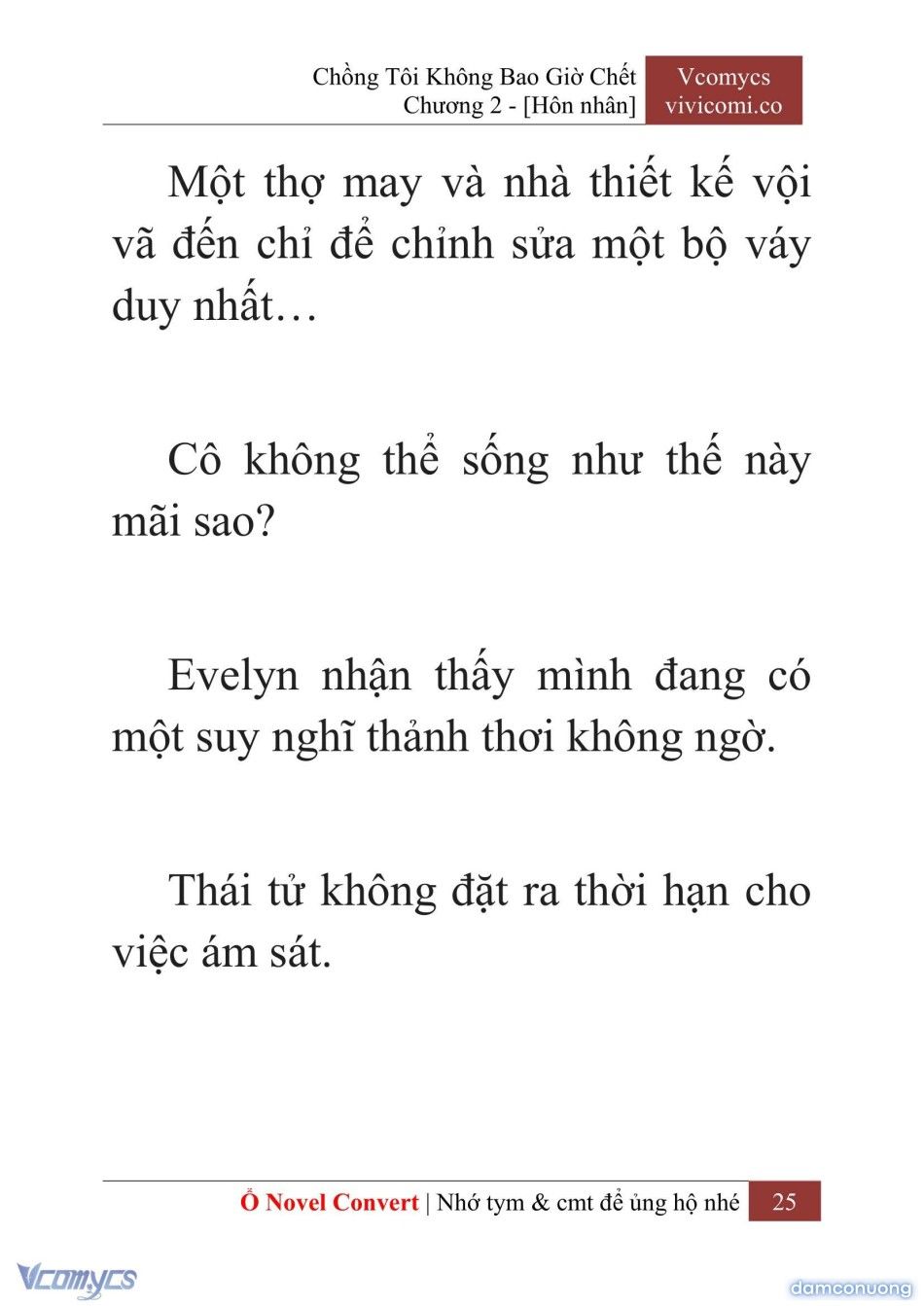 đọc truyện [novel] Chồng Tôi Không Bao Giờ Chết Chương 2 ảnh 28 tại Thiên Thai Truyện