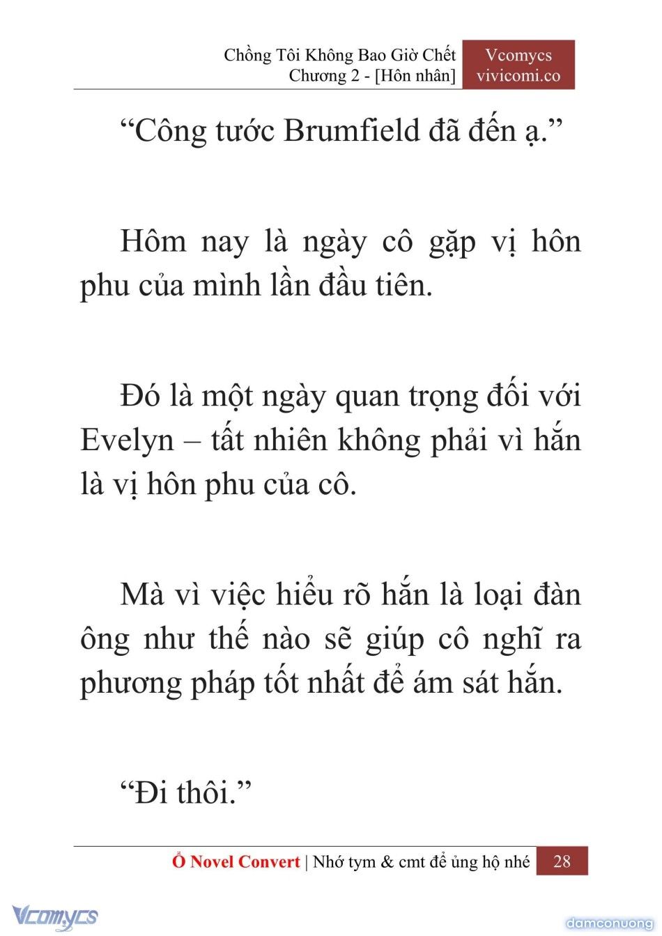 đọc truyện [novel] Chồng Tôi Không Bao Giờ Chết Chương 2 ảnh 31 tại Thiên Thai Truyện