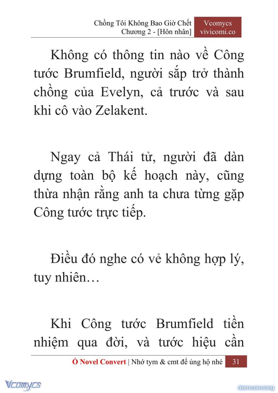 đọc truyện [novel] Chồng Tôi Không Bao Giờ Chết Chương 2 ảnh 34 tại Thiên Thai Truyện