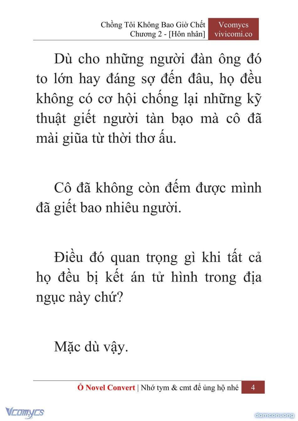 đọc truyện [novel] Chồng Tôi Không Bao Giờ Chết Chương 2 ảnh 7 tại Thiên Thai Truyện