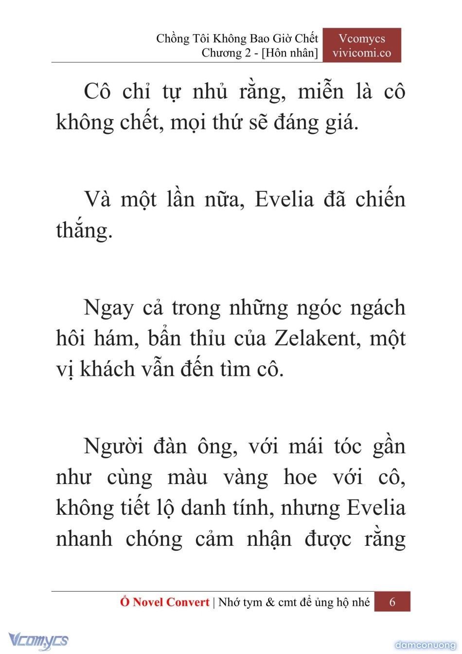 đọc truyện [novel] Chồng Tôi Không Bao Giờ Chết Chương 2 ảnh 9 tại Thiên Thai Truyện