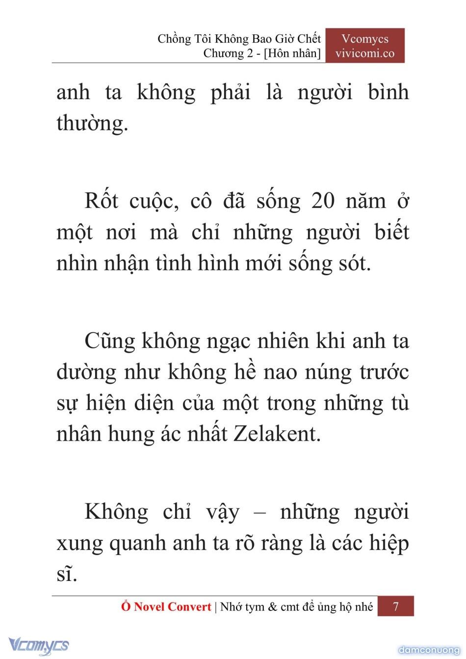 đọc truyện [novel] Chồng Tôi Không Bao Giờ Chết Chương 2 ảnh 10 tại Thiên Thai Truyện