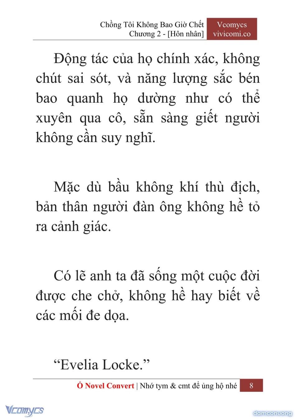 đọc truyện [novel] Chồng Tôi Không Bao Giờ Chết Chương 2 ảnh 11 tại Thiên Thai Truyện