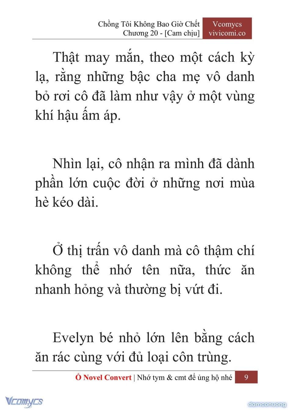 đọc truyện [novel] Chồng Tôi Không Bao Giờ Chết Chương 20 ảnh 12 tại Thiên Thai Truyện