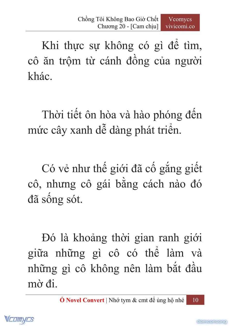 đọc truyện [novel] Chồng Tôi Không Bao Giờ Chết Chương 20 ảnh 13 tại Thiên Thai Truyện