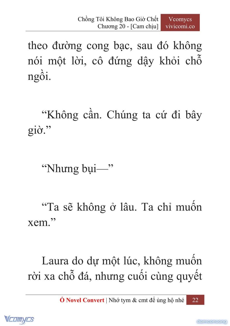 đọc truyện [novel] Chồng Tôi Không Bao Giờ Chết Chương 20 ảnh 25 tại Thiên Thai Truyện