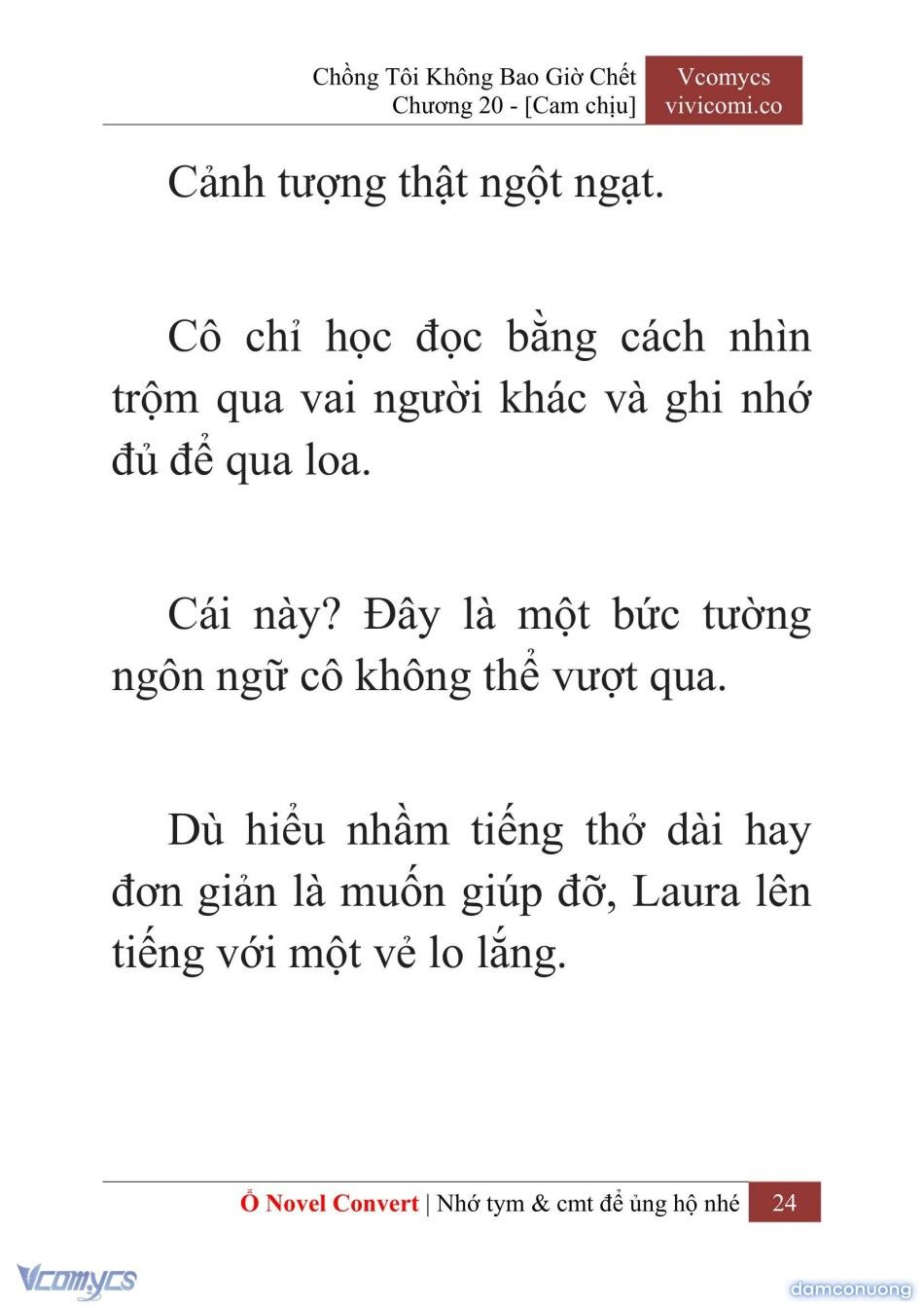 đọc truyện [novel] Chồng Tôi Không Bao Giờ Chết Chương 20 ảnh 27 tại Thiên Thai Truyện