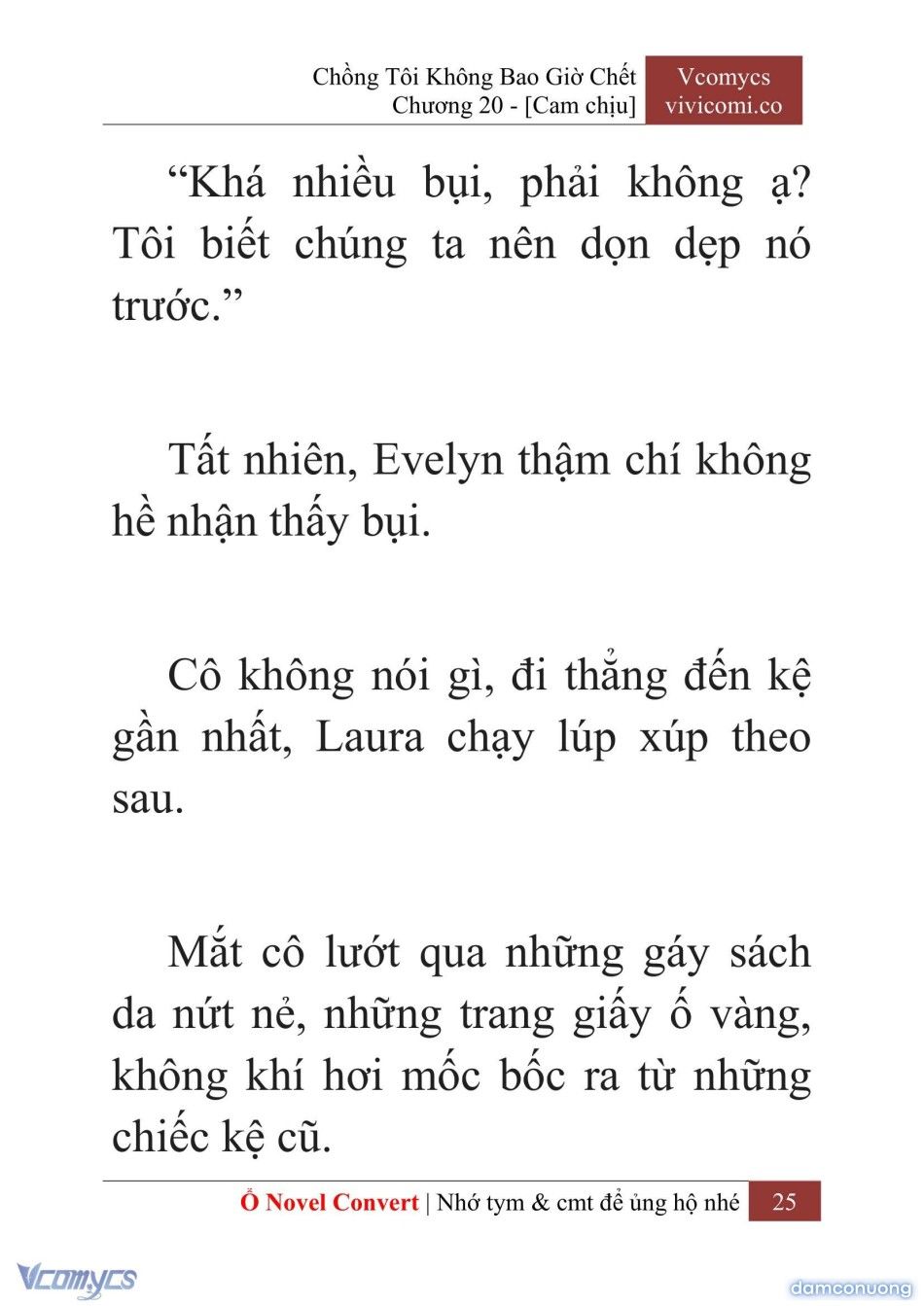 đọc truyện [novel] Chồng Tôi Không Bao Giờ Chết Chương 20 ảnh 28 tại Thiên Thai Truyện