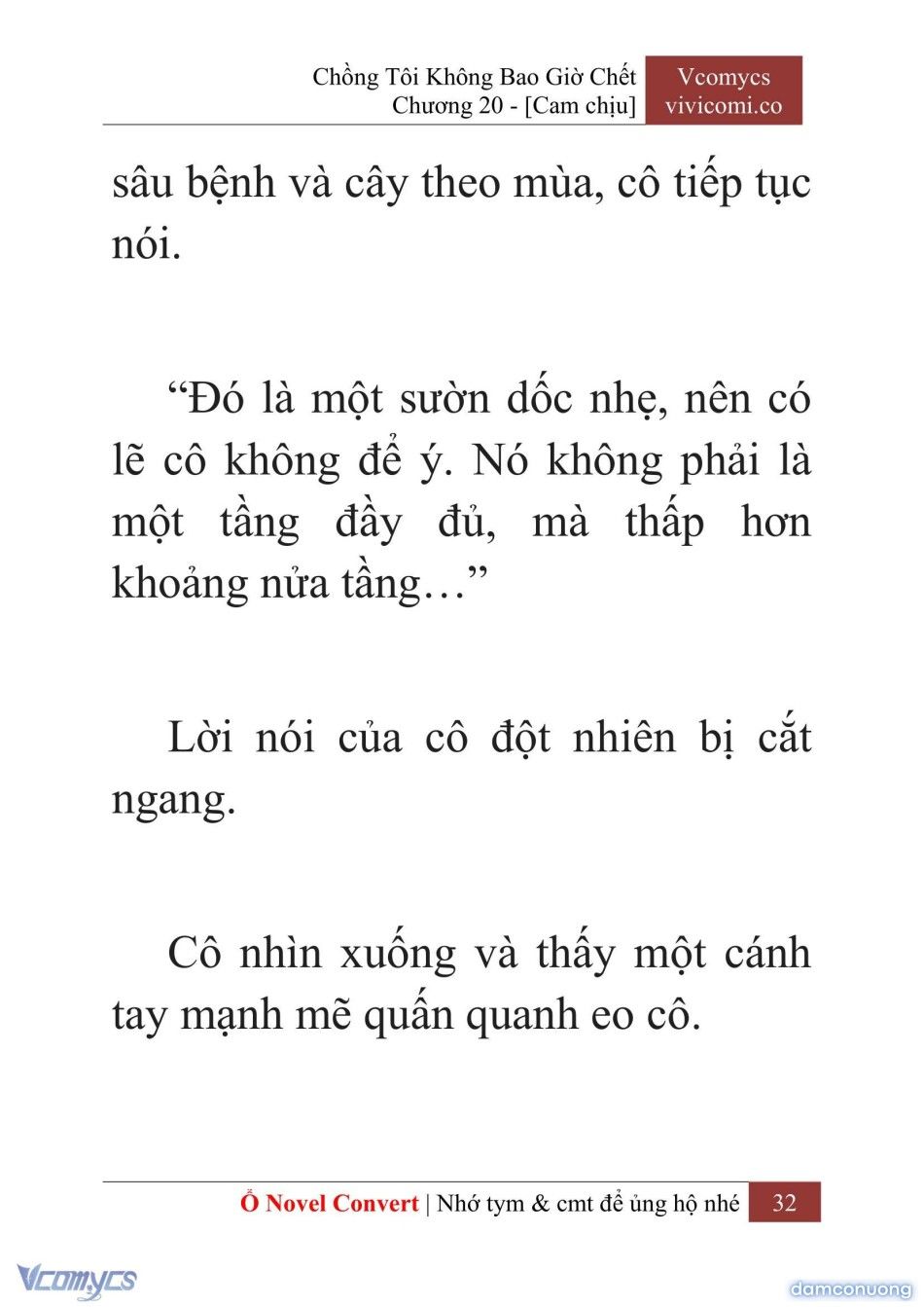 đọc truyện [novel] Chồng Tôi Không Bao Giờ Chết Chương 20 ảnh 35 tại Thiên Thai Truyện