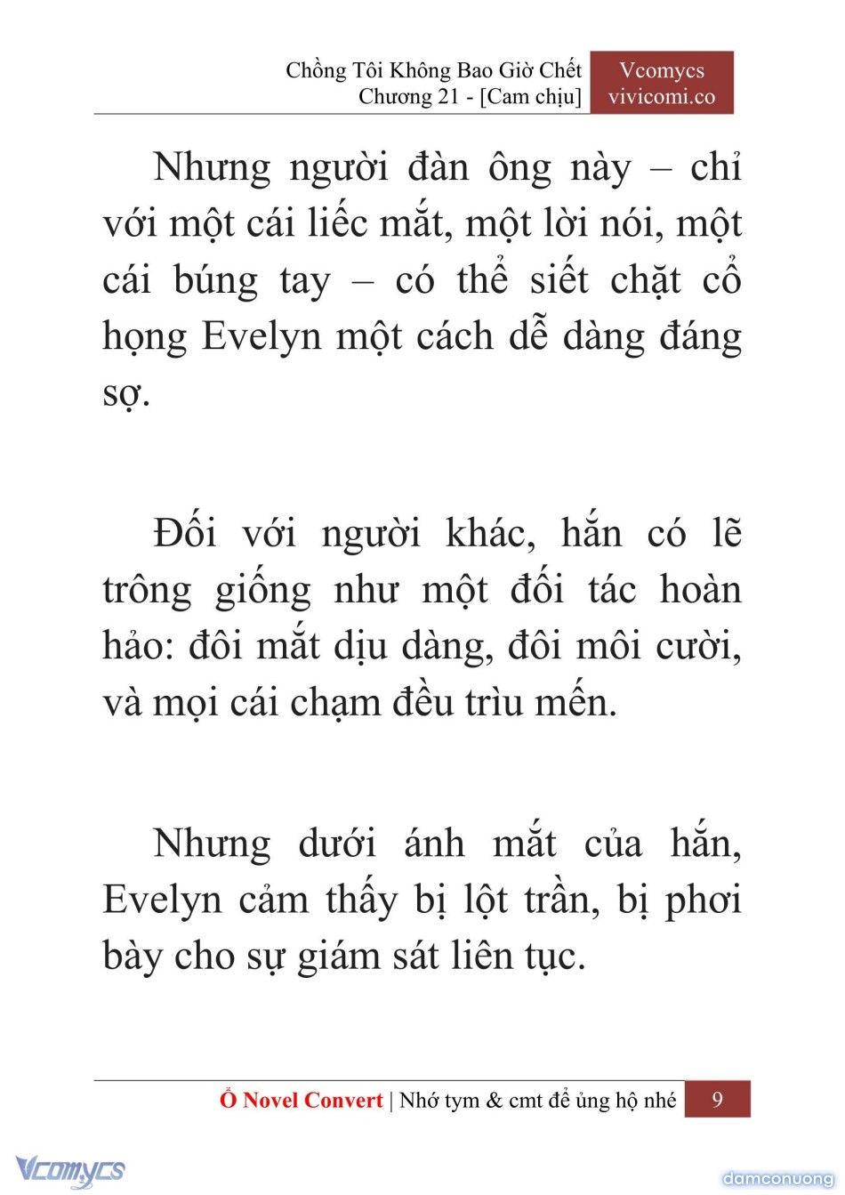 đọc truyện [novel] Chồng Tôi Không Bao Giờ Chết Chương 21 ảnh 12 tại Thiên Thai Truyện