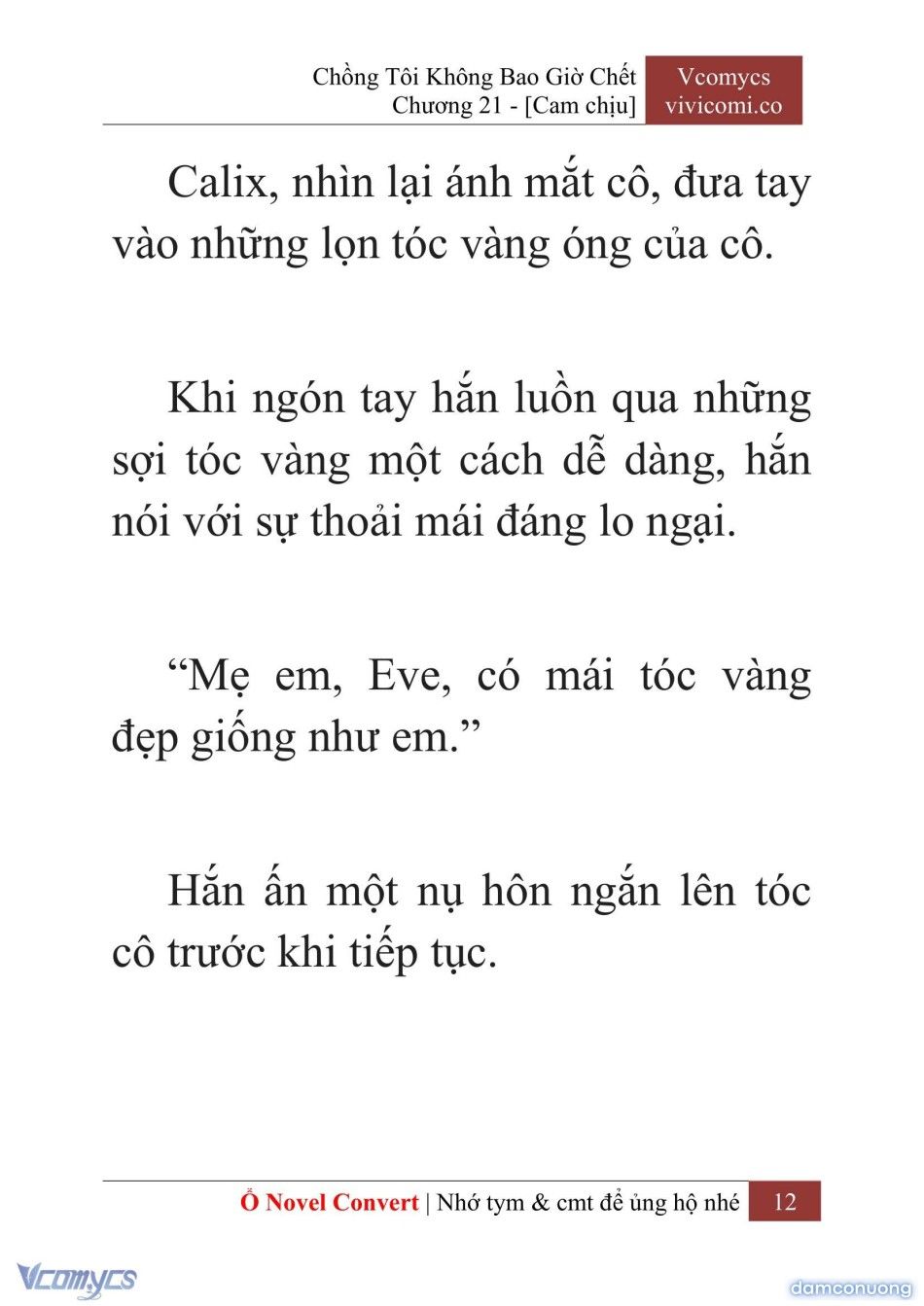 đọc truyện [novel] Chồng Tôi Không Bao Giờ Chết Chương 21 ảnh 15 tại Thiên Thai Truyện