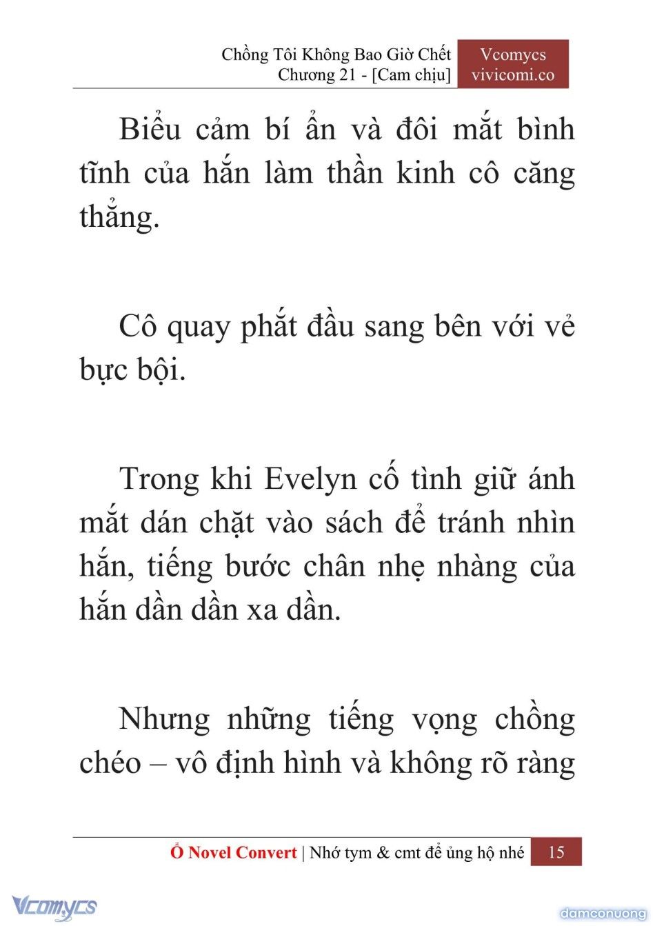 đọc truyện [novel] Chồng Tôi Không Bao Giờ Chết Chương 21 ảnh 18 tại Thiên Thai Truyện