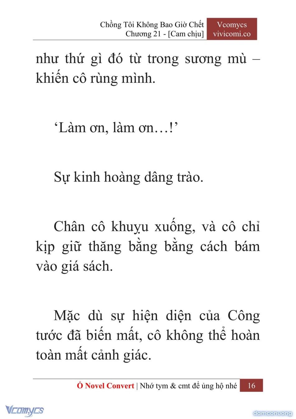 đọc truyện [novel] Chồng Tôi Không Bao Giờ Chết Chương 21 ảnh 19 tại Thiên Thai Truyện