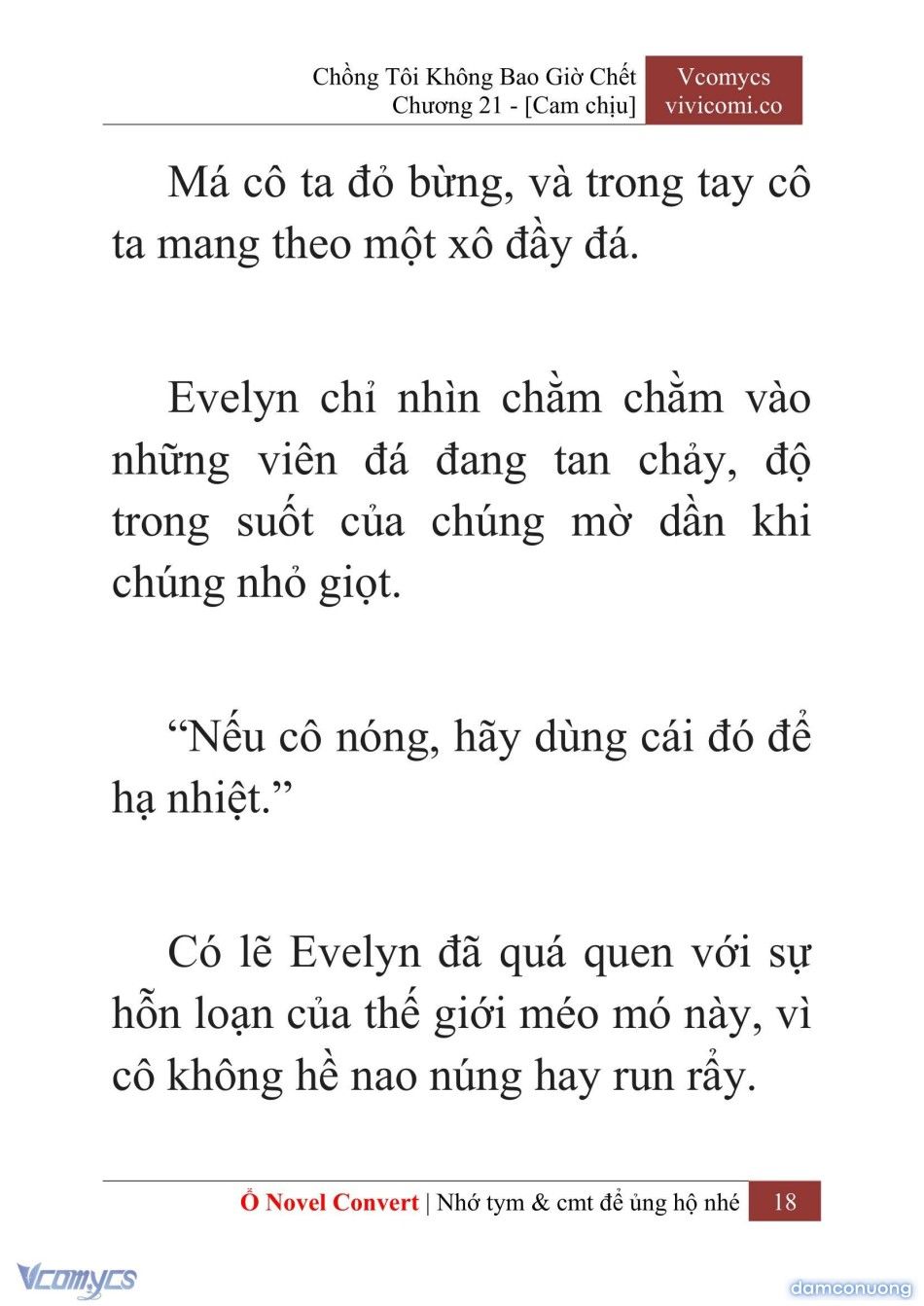 đọc truyện [novel] Chồng Tôi Không Bao Giờ Chết Chương 21 ảnh 21 tại Thiên Thai Truyện