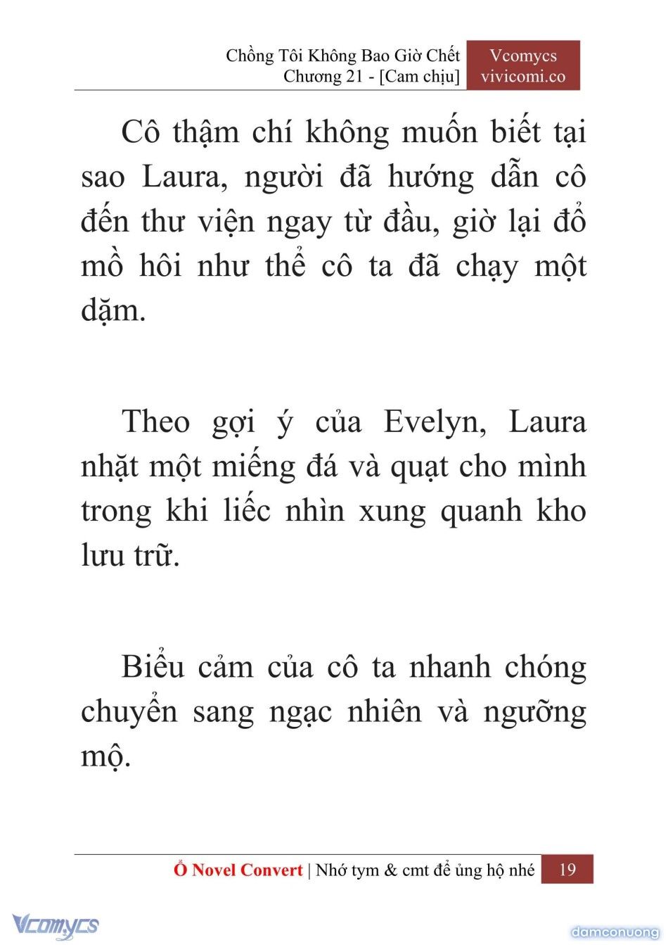 đọc truyện [novel] Chồng Tôi Không Bao Giờ Chết Chương 21 ảnh 22 tại Thiên Thai Truyện