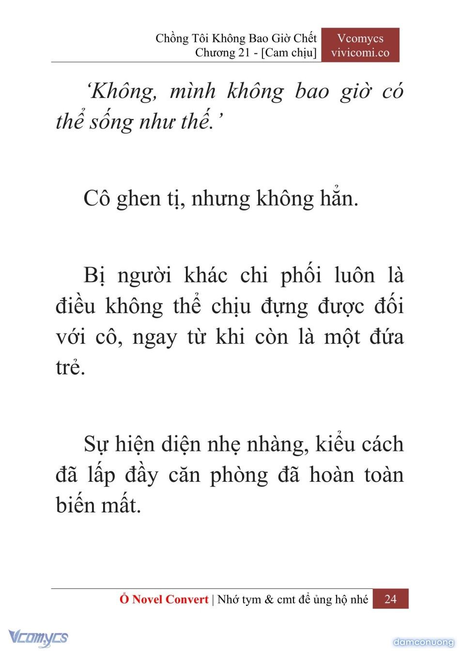 đọc truyện [novel] Chồng Tôi Không Bao Giờ Chết Chương 21 ảnh 27 tại Thiên Thai Truyện