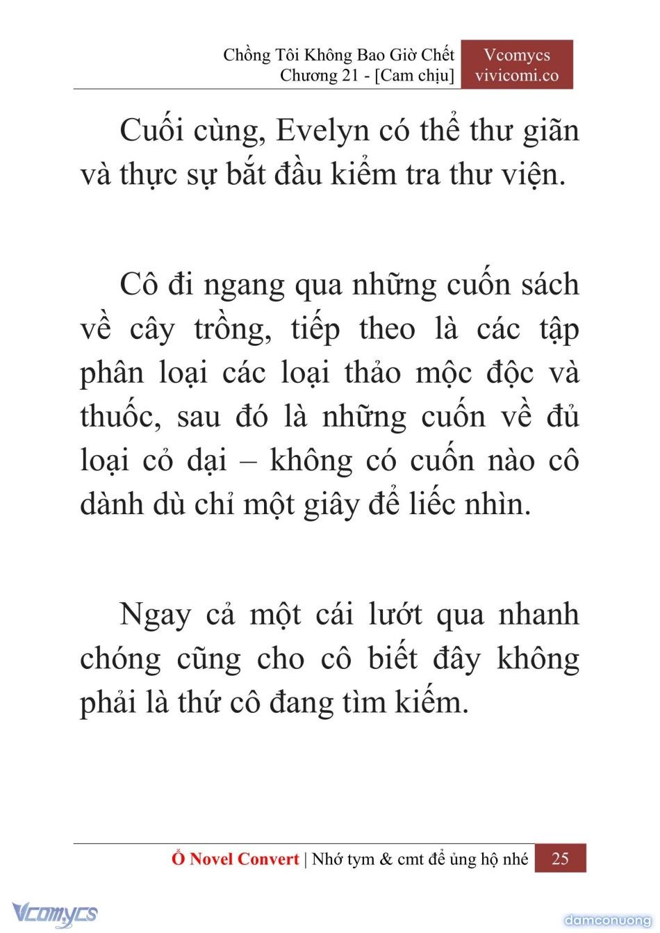 đọc truyện [novel] Chồng Tôi Không Bao Giờ Chết Chương 21 ảnh 28 tại Thiên Thai Truyện