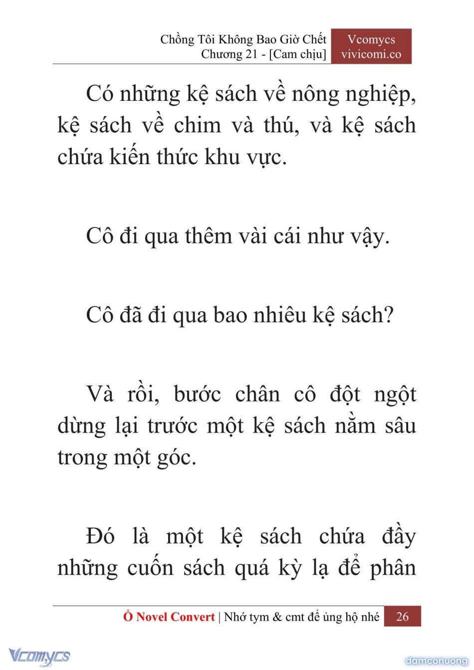 đọc truyện [novel] Chồng Tôi Không Bao Giờ Chết Chương 21 ảnh 29 tại Thiên Thai Truyện