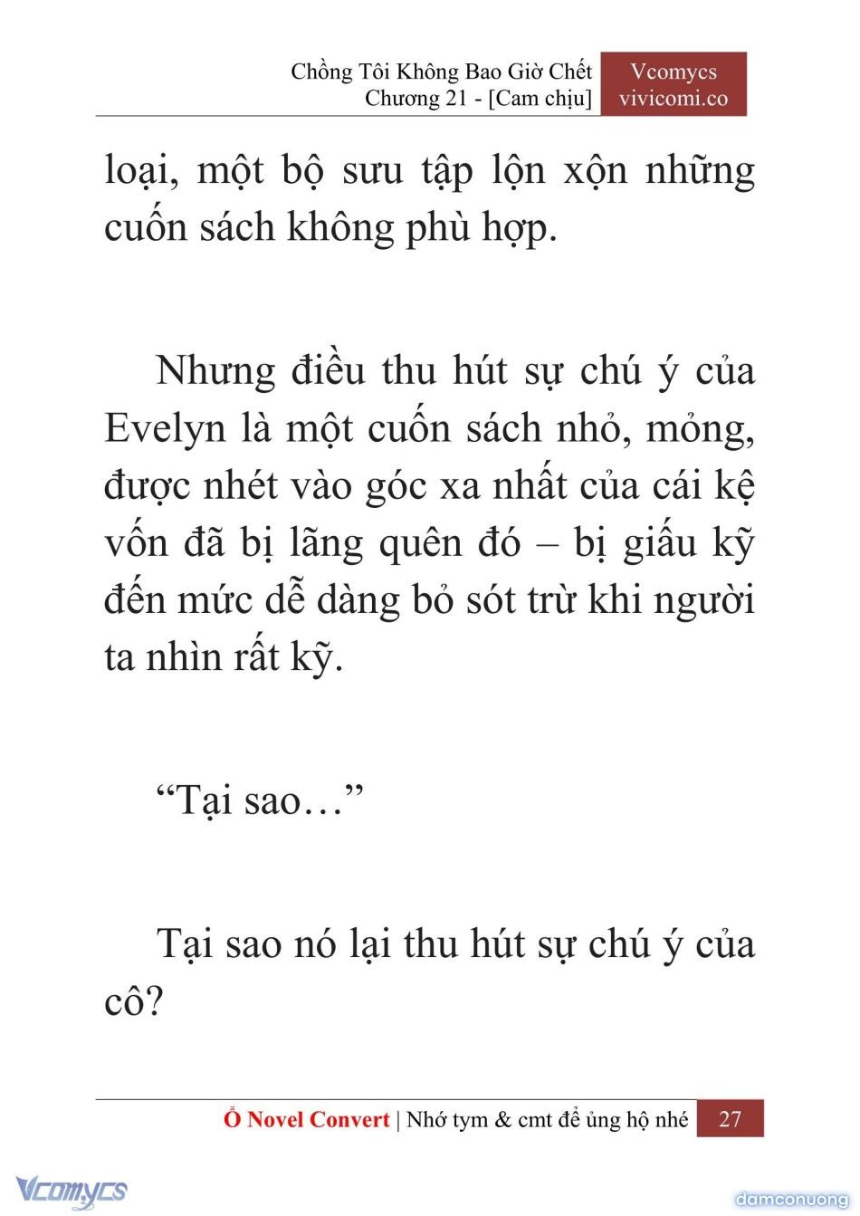 đọc truyện [novel] Chồng Tôi Không Bao Giờ Chết Chương 21 ảnh 30 tại Thiên Thai Truyện