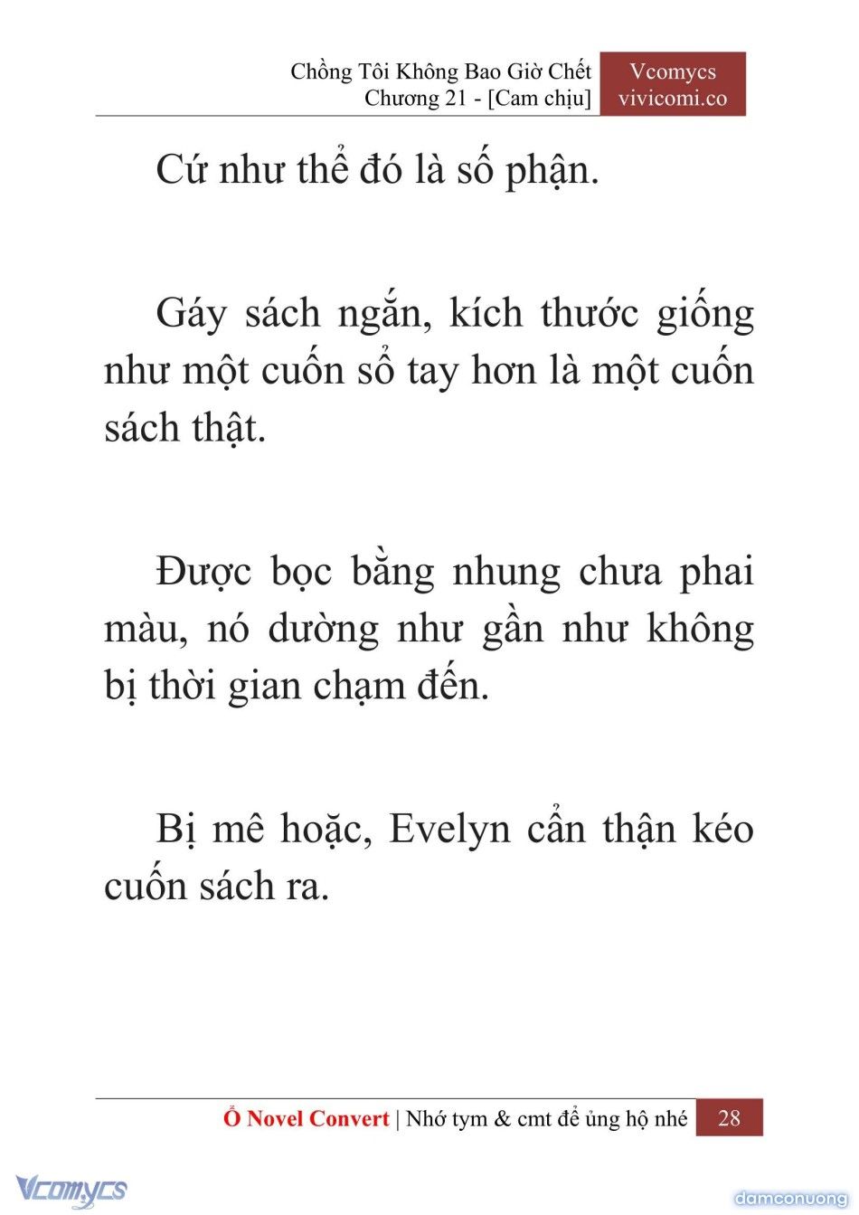 đọc truyện [novel] Chồng Tôi Không Bao Giờ Chết Chương 21 ảnh 31 tại Thiên Thai Truyện
