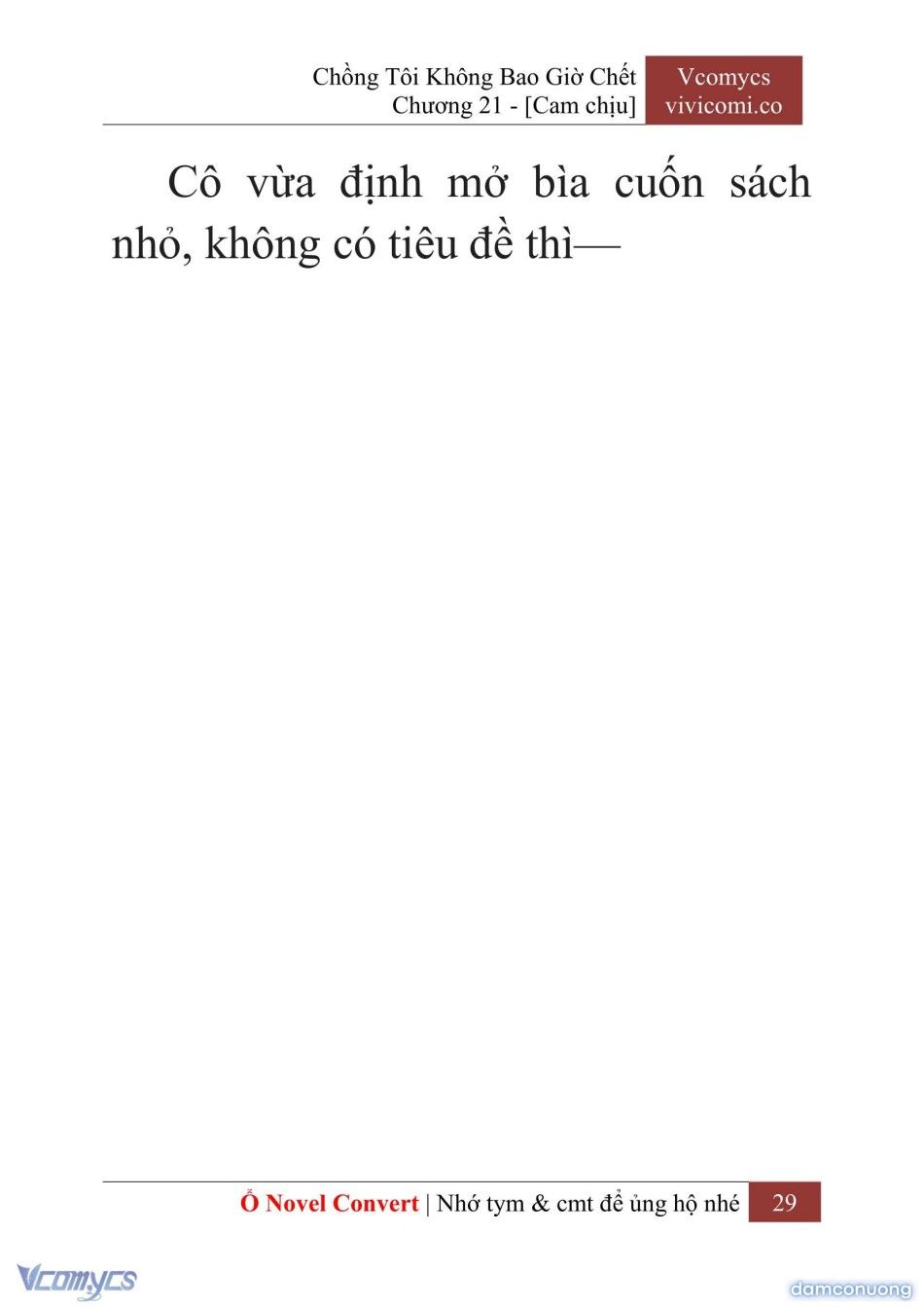 đọc truyện [novel] Chồng Tôi Không Bao Giờ Chết Chương 21 ảnh 32 tại Thiên Thai Truyện