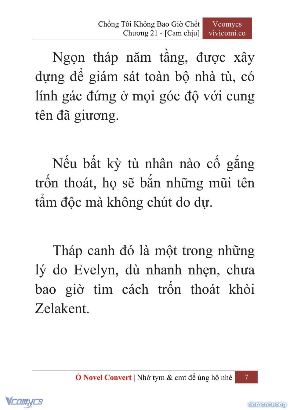 đọc truyện [novel] Chồng Tôi Không Bao Giờ Chết Chương 21 ảnh 10 tại Thiên Thai Truyện