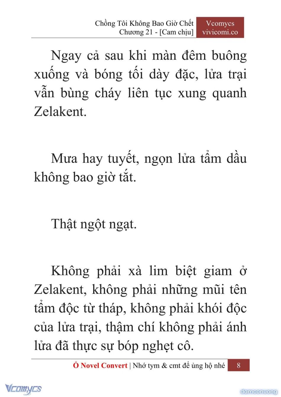 đọc truyện [novel] Chồng Tôi Không Bao Giờ Chết Chương 21 ảnh 11 tại Thiên Thai Truyện