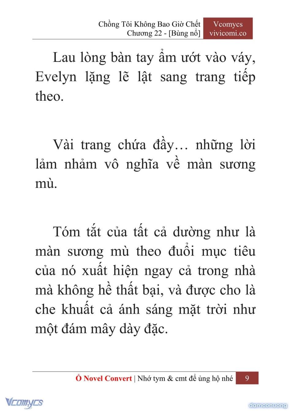 đọc truyện [novel] Chồng Tôi Không Bao Giờ Chết Chương 22 ảnh 12 tại Thiên Thai Truyện