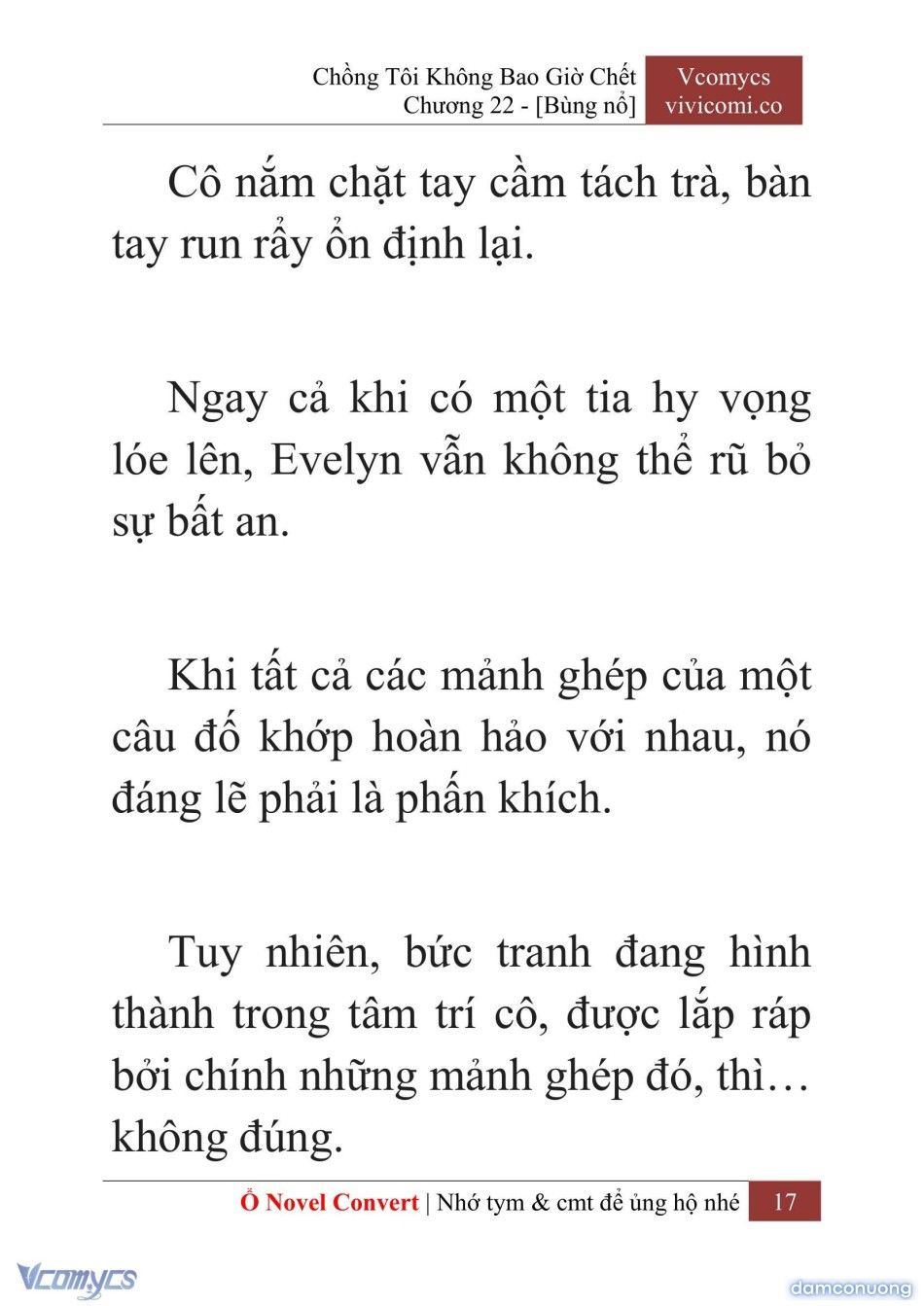 đọc truyện [novel] Chồng Tôi Không Bao Giờ Chết Chương 22 ảnh 20 tại Thiên Thai Truyện