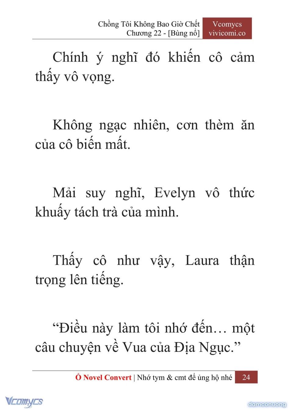 đọc truyện [novel] Chồng Tôi Không Bao Giờ Chết Chương 22 ảnh 27 tại Thiên Thai Truyện