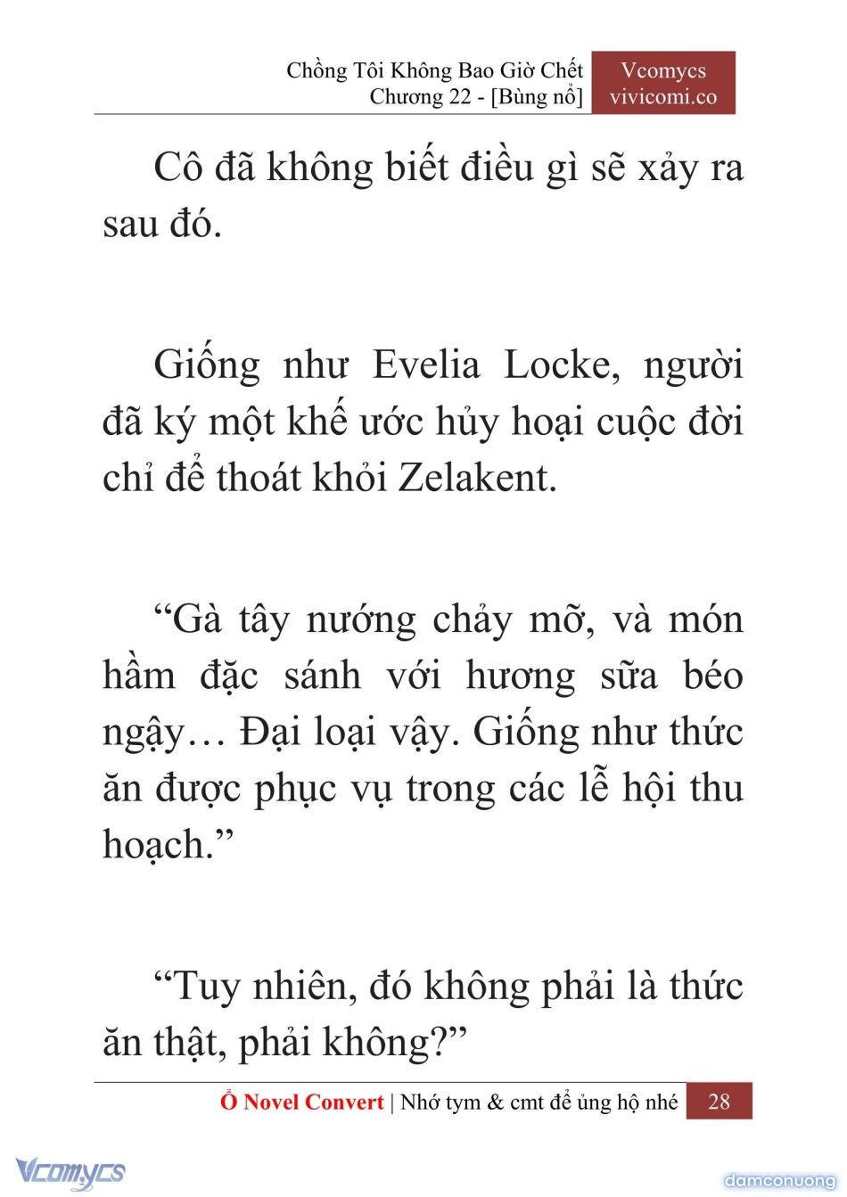 đọc truyện [novel] Chồng Tôi Không Bao Giờ Chết Chương 22 ảnh 31 tại Thiên Thai Truyện