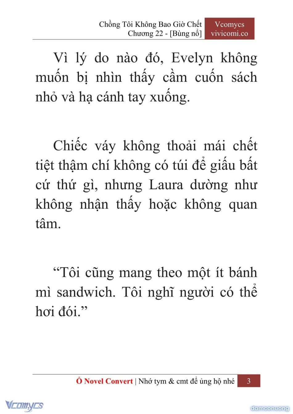 đọc truyện [novel] Chồng Tôi Không Bao Giờ Chết Chương 22 ảnh 6 tại Thiên Thai Truyện